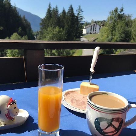 Ferienwohnung Laax Mit Traumblick, Grossem Balkon Und Terrasse المظهر الخارجي الصورة