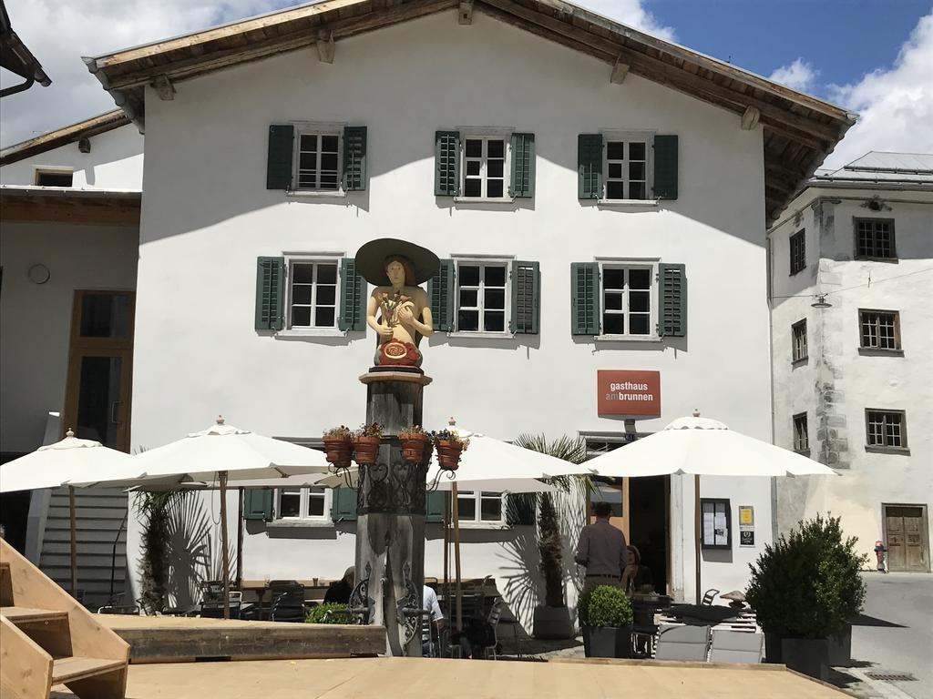 Ferienwohnung Laax Mit Traumblick, Grossem Balkon Und Terrasse المظهر الخارجي الصورة