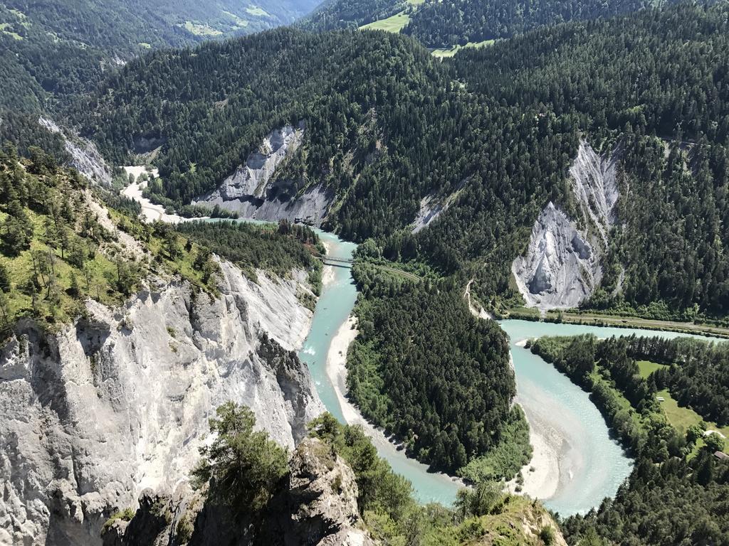 Ferienwohnung Laax Mit Traumblick, Grossem Balkon Und Terrasse المظهر الخارجي الصورة