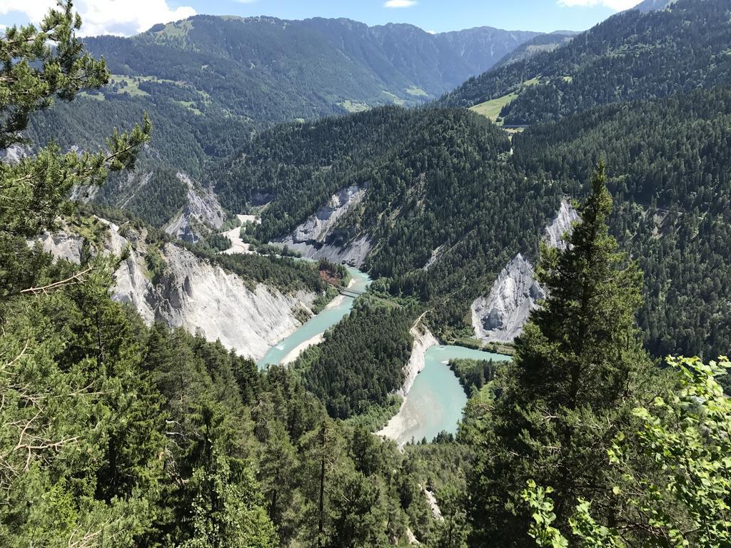 Ferienwohnung Laax Mit Traumblick, Grossem Balkon Und Terrasse المظهر الخارجي الصورة