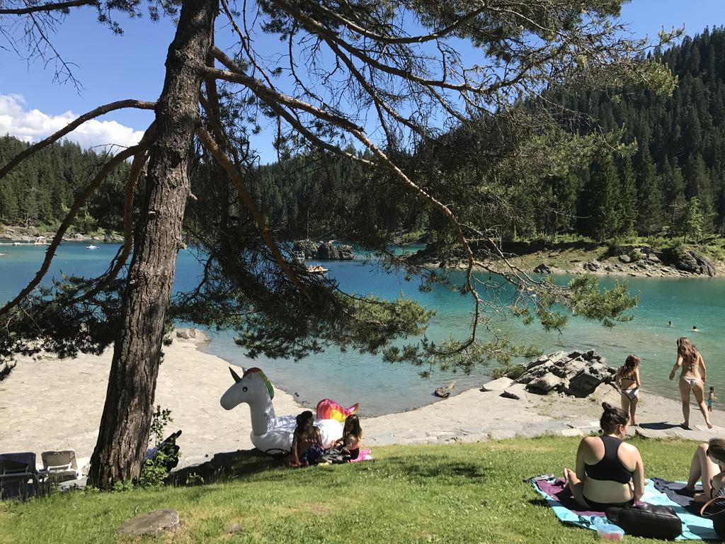 Ferienwohnung Laax Mit Traumblick, Grossem Balkon Und Terrasse المظهر الخارجي الصورة
