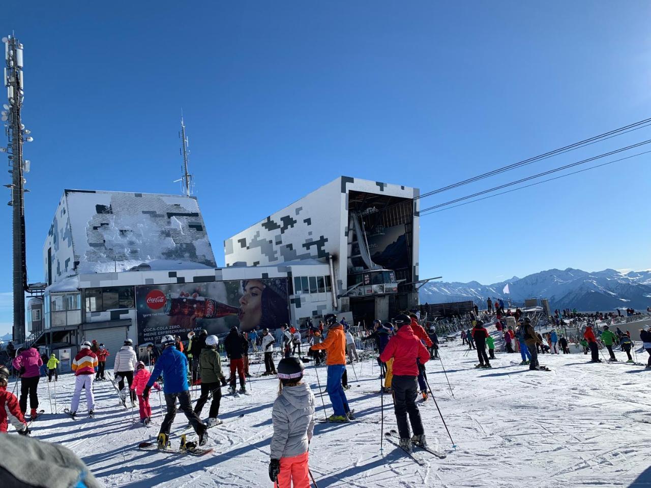 Ferienwohnung Laax Mit Traumblick, Grossem Balkon Und Terrasse المظهر الخارجي الصورة