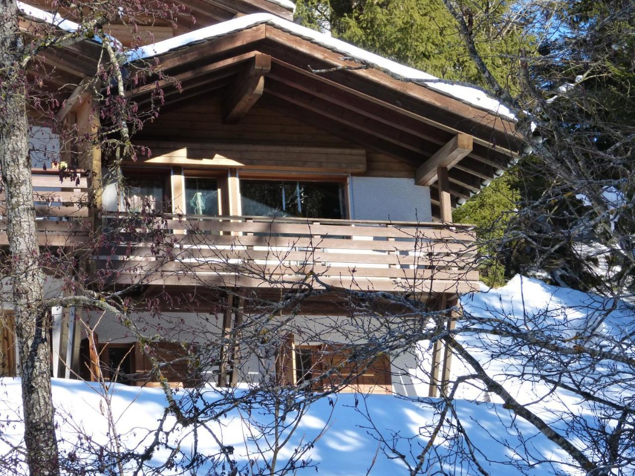 Ferienwohnung Laax Mit Traumblick, Grossem Balkon Und Terrasse المظهر الخارجي الصورة