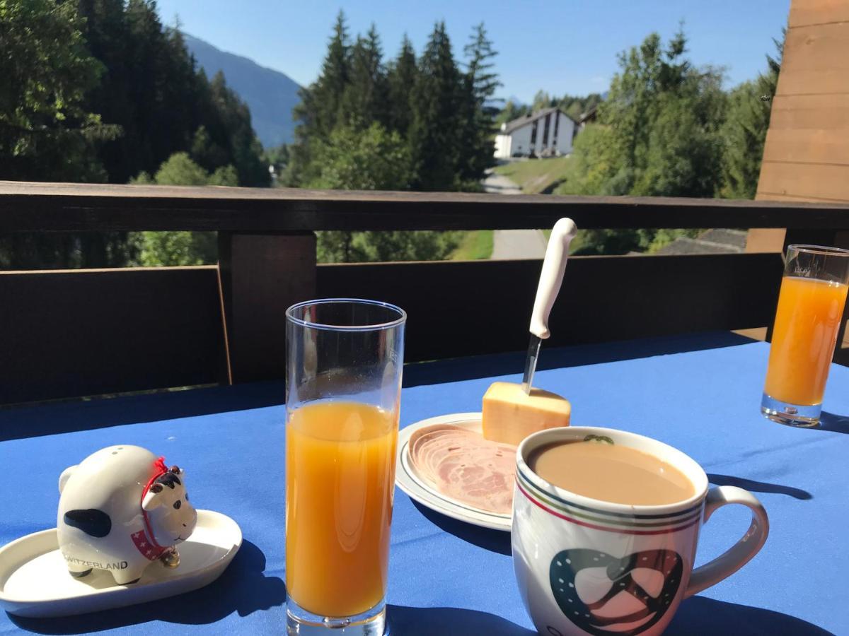 Ferienwohnung Laax Mit Traumblick, Grossem Balkon Und Terrasse المظهر الخارجي الصورة