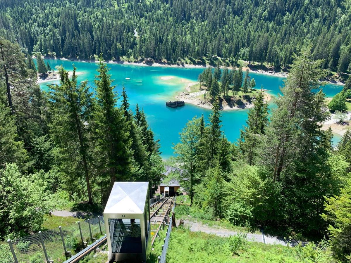 Ferienwohnung Laax Mit Traumblick, Grossem Balkon Und Terrasse المظهر الخارجي الصورة