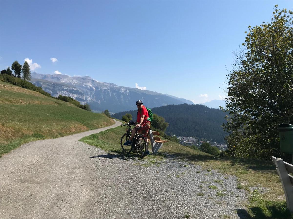 Ferienwohnung Laax Mit Traumblick, Grossem Balkon Und Terrasse المظهر الخارجي الصورة