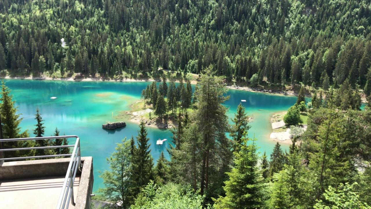 Ferienwohnung Laax Mit Traumblick, Grossem Balkon Und Terrasse المظهر الخارجي الصورة
